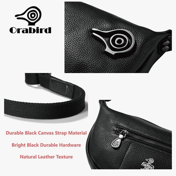 Orabird Crossbody Bags Fashionable Luxury Soft Genuine Leather Small Hobo Purse - Picture 5 of 6